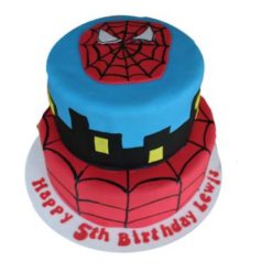 023376spider_man_fondant_cake