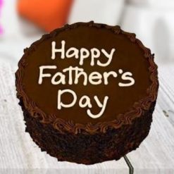 Chocoholic Dad Father's Day Cake - Rich chocolate layers with creamy chocolate frosting, perfect for celebrating Father's Day