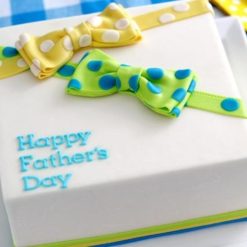 Happy Father's Day Cake - Rich layers with creamy frosting, perfect for celebrating Father's Day