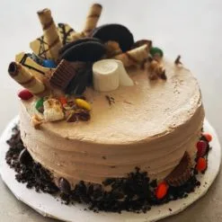 Coffee Mocha Strawberry Cake - Moist coffee-infused cake with velvety mocha frosting and luscious strawberry filling, perfect for any celebration