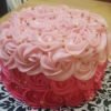 Serene Rosette Cake - Elegant cake with rosette decorations