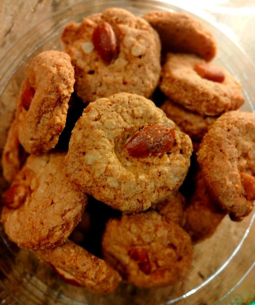 Crunchy Almonds Oats Butter Cookies - Nutty Bliss with Premium Almonds and Hearty Oats - AvonBakers