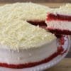 red velvet cheese cakee