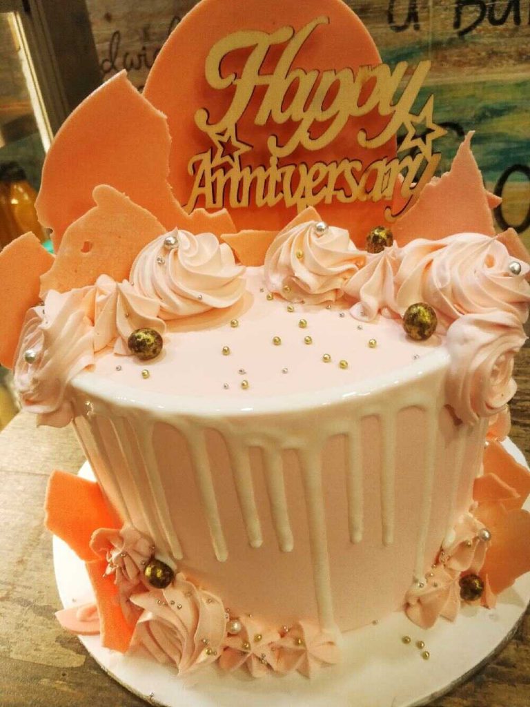 Cute Anniversary Theme Designer Cake Avon Bakers