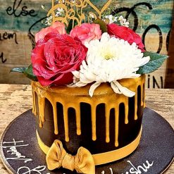 Gorgeous Floral Theme Designer Cake - Cake adorned with intricate floral designs - AvonBakers