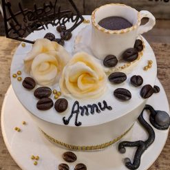 Cake for Coffee Lovers with rich coffee flavors and beautiful decorations