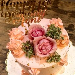 Cute Floral Theme Mother's Day Special Cake - Cake adorned with charming floral decorations - AvonBakers