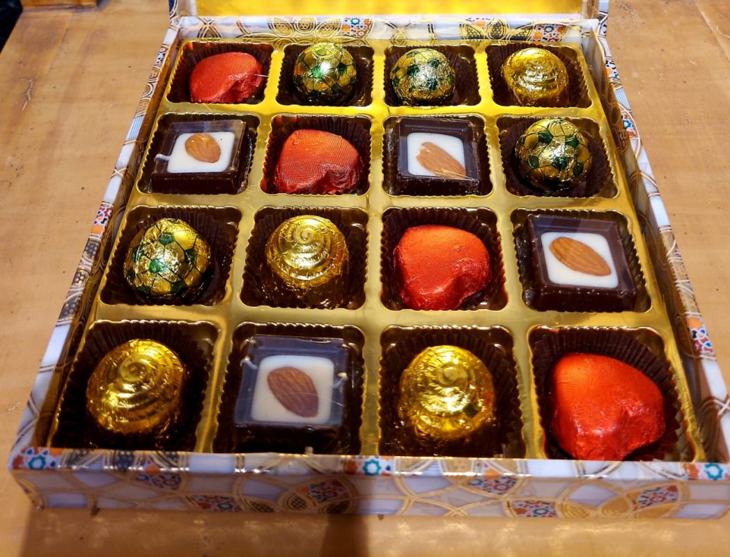 homemade chocolate hamper