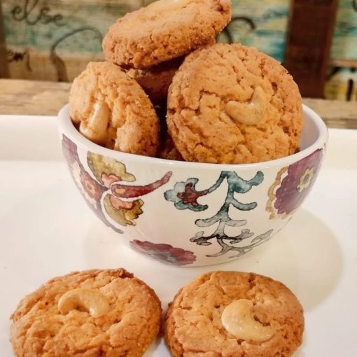 Crunchy Cashew Oats Butter Cookies - Nutty Flavor with Wholesome Oats - AvonBakers