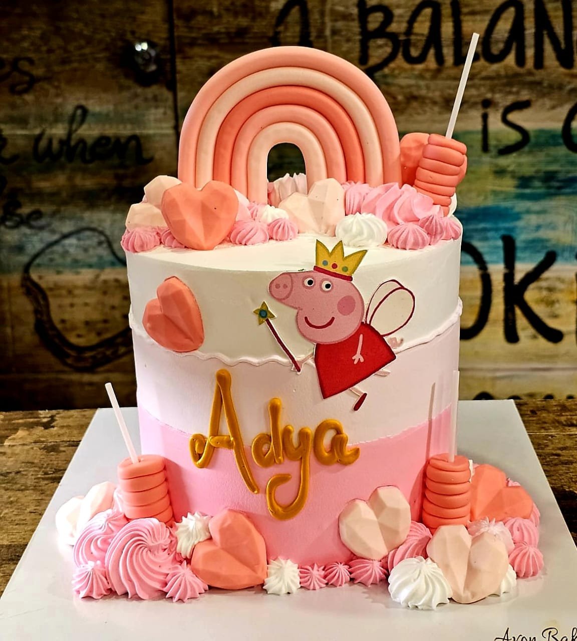 Kids Special Pegga Pig Theme Designer Cake