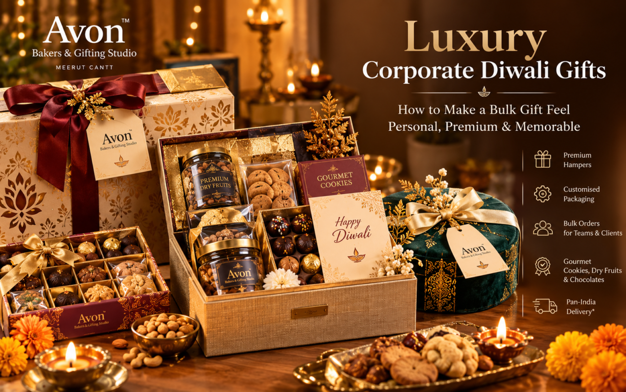 Luxury corporate Diwali gift hampers with premium festive packaging